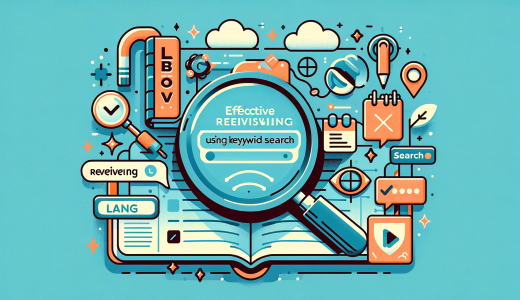 Reflecting on Past Learning with Keyword Search: Effective Review with LangJournal
